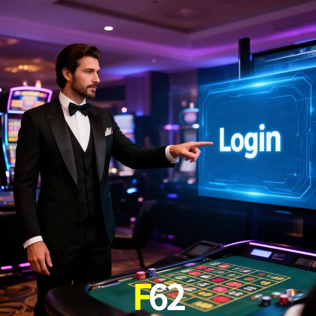 F62 Login - OTP, cuenta y soporte Pantalla F62 Login con OTP, contraseña, cuenta segura y soporte móvil